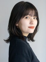 ガーデンヨコハマエスト(GARDEN YOKOHAMA est)&nbsp;似合わせカット　ミディアムレイヤー　アッシュブラウン