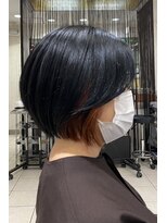 ハルキ ミナト ジャパン オオサカ(HARUKI MINATO japan OSAKA)&nbsp;40代50代小顔似合わせカットくびレイヤーエモージュ大人可愛い