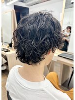 サロンドジョー(salon de joe)&nbsp;ミディアムパーマスパイラルパーマ 奥東 巧真