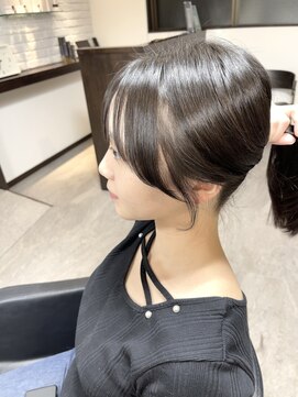 リリ(RiRi) シースルー流し前髪