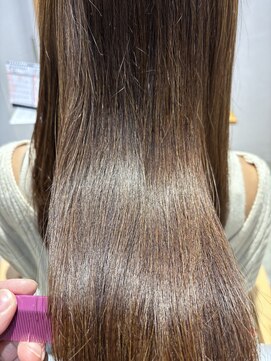 ユーリカ リチェルコ 四天王寺前夕陽ケ丘店 髪質改善カラー/ブラウン