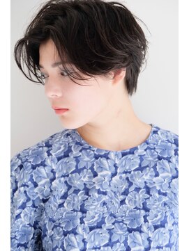 ラレイ ハラジュク(Lalei harajuku) 原宿センターパートハンサムショートマッシュショート大人ボブ