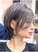 似合わせカット20代30代40代50代くびれショート丸みショートボブ