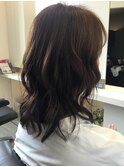 大人ゆるふわベージュカラー