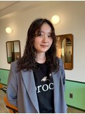 ロングパーマ