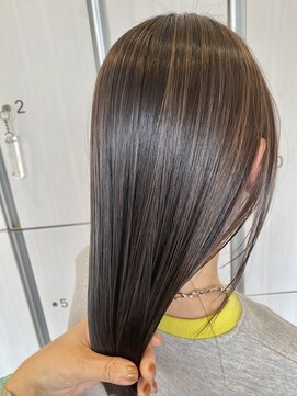 細めハイライトで作る大人カラー 岩切 利府 多賀城 20代３０代