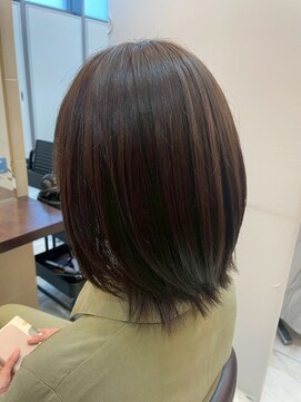 ルページ 千葉(lpage) 髪質改善/顔周りレイヤーカット/グレージュ[千葉/千葉駅]