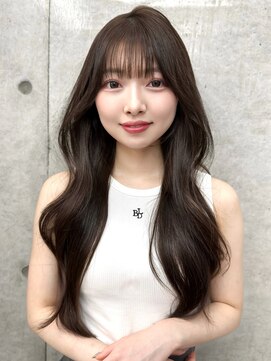 ☆ハッシュカット/チャコールグレー/ココアブラウン/レイヤー