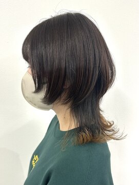 ルアン 上通り(ruen) ロングウルフ　似合わせカット　顔周りカット　熊本