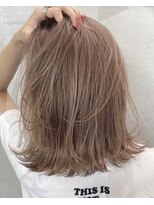 ハイレート ウニクス川越店(Hairate)&nbsp;【Hairate本川越】ミルクティベージュ★ブリーチ２回
