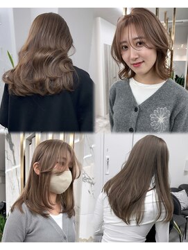 エトワール(ETOILE) ベージュ/ブリーチ/レイヤーカット