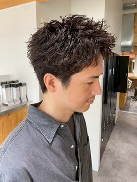 クオル 円山(QOL) 大人男子のショートパーマ