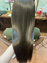 クレドガーデン 川口店(CRED GARDEN) 艶と透明感抜群!オリーブカラー×髪質改善トリートメント