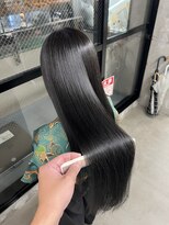 カシビ(kashibi)&nbsp;ブルーブラック　縮毛矯正