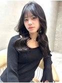 仙台レイヤーカット仙台美容室顔周り前髪韓国