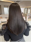 桑名ロングレイヤーカットハッシュカット透明感カラー重めロング