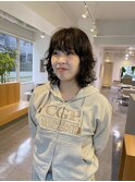 パーマ／ミディアムパーマ／レイヤー／天六
