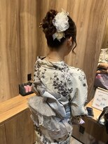 ソルビア ヘアセット(solvia)&nbsp;大人上品シニヨンアレンジ