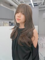エニフォーイーストハム(Eni for eastham)&nbsp;透明感ベージュアッシュ/ロング/レイヤーカット