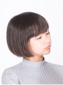 イルミナカラー透明感たっぷりショートボブ