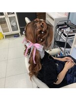 ヘアセット アリエス 新宿駅前店(aries)&nbsp;ハートツインテール