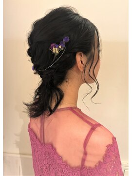 ネオリーブ クタ 町田店(Neolive kuta) 【NeoliveKuta】ミディアムヘアーの編みおろし