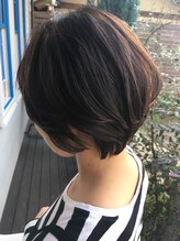 アズグロウヘアー(AS GROW HAIR) 乾かすだけで決まる☆ヘルシーショート☆【髪質改善/縮毛矯正】