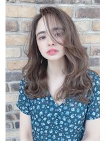 クーエフー(coo et fuu)&nbsp;前髪長めのフリンジウェーブセミロング♪♪藤沢