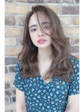 クーエフー(coo et fuu) 前髪長めのフリンジウェーブセミロング♪♪藤沢
