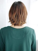 ヘアメイク ナル(hair make nalu) かきあげバングのリバースカールスタイル