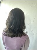 透明感グレージュ