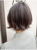 《knit銀座》大人可愛い20代30代40代ショートボブ丸み前下がり