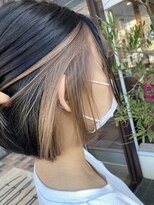 アース コアフュールボーテ 長岡店(EARTH coiffure beaute)&nbsp;インナーカラーベージュ