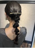 タイトのオニオンヘアスタイル
