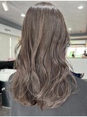 ダブルカラーイルミナカラーベージュカラーハイライトブリーチ