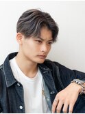 センターパート/メンズバレイヤージュ/刈り上げ/短髪