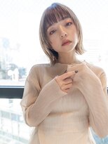 ケアリー 成増(Carelly)&nbsp;☆外ハネボブアッシュブラウンネオウルフツイストパーマ