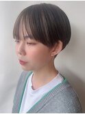 【morio原宿】インナーカラー 刈り上げマッシュショート