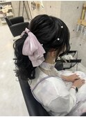 ポニーテール/心斎橋ヘアセット