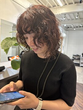 ラレイ(Lalei) ＊ミディアムウルフ×スパイラルパーマ/ウェーブパーマ