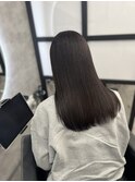 髪質改善ストレート×暗染め