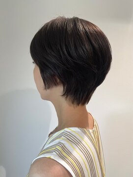 ソイクフ(SOY KUFU) 大人可愛い20代30代40代魅力倍増しカールシアカラーショートヘア