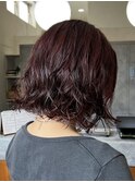 大人マッシュショート丸みショート黒髪ショートベリーショート