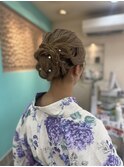 浴衣ヘアセット