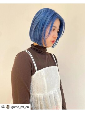 シェノン フェム 名古屋 名駅店(CHAINON×FeM#) シアブルーボブ/名古屋/髪質改善/レイヤーカット