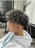 ツイストメッシュパーマ/メンズ/刈り上げ/眉毛/ツイスト