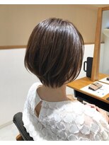 ネイロ 北千住(NeiRo)&nbsp;大人ショートボブ丸みショートカットマッシュショート前髪あり