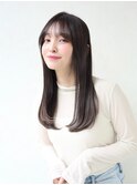 柔らかい艶髪ストレート☆