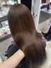 【ダメージレスな艶感と質感で大人気】カット＋髪質改善カラー＋潤いTR ￥8800