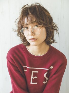 ラダ(Lada) パーマ ニュアンスパーマ レイヤーボブ ゆるふわボブ 20代 30代